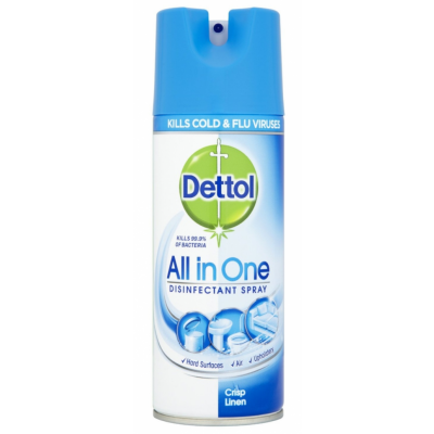 Dettol All in One Disinfectant Spray Linen 400 ml