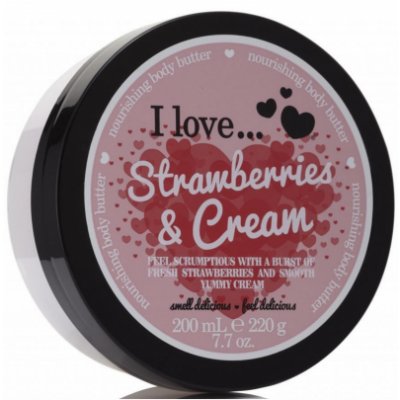 I Love Cosmetics Body Butter Strawberries & Cream 200 ml