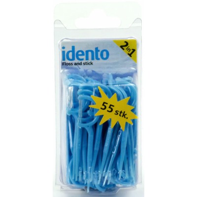 Idento Floss & Stick 2in1 55 kpl