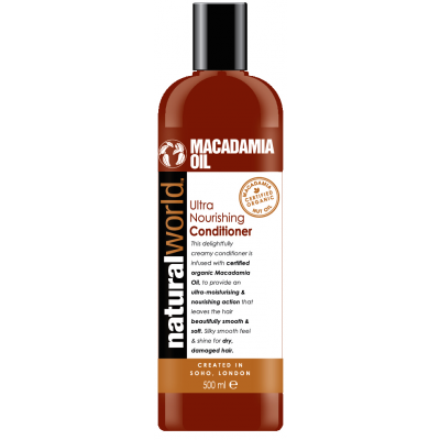 Natural World Macadamia Oil Ultra Nourishing Conditioner 500 ml