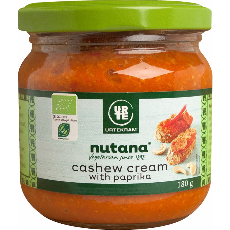 Nutana Cashew Cream Paprika Øko 180 g 22.95 kr