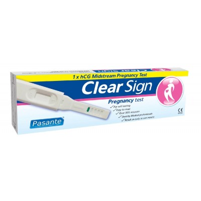 Pasante Clear Sign Pregnancy Test 1 kpl
