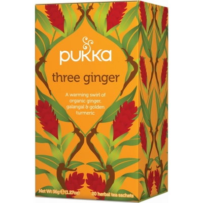 Pukka Three Ginger Tea Eco 20 sachets