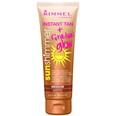 Rimmel Sunshimmer Instant Tan Gradual Glow Medium Matte 125 Ml rimmel kopen in de aanbieding Rimmel Sunshimmer Instant Tan Gradual Glow Medium Matte 125 Ml rimmel kopen in de aanbieding