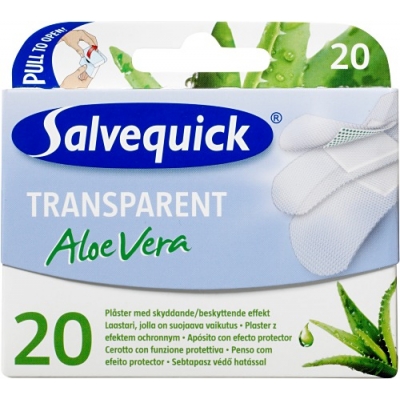 Salvequick Aloe Vera Transparent 20 pcs