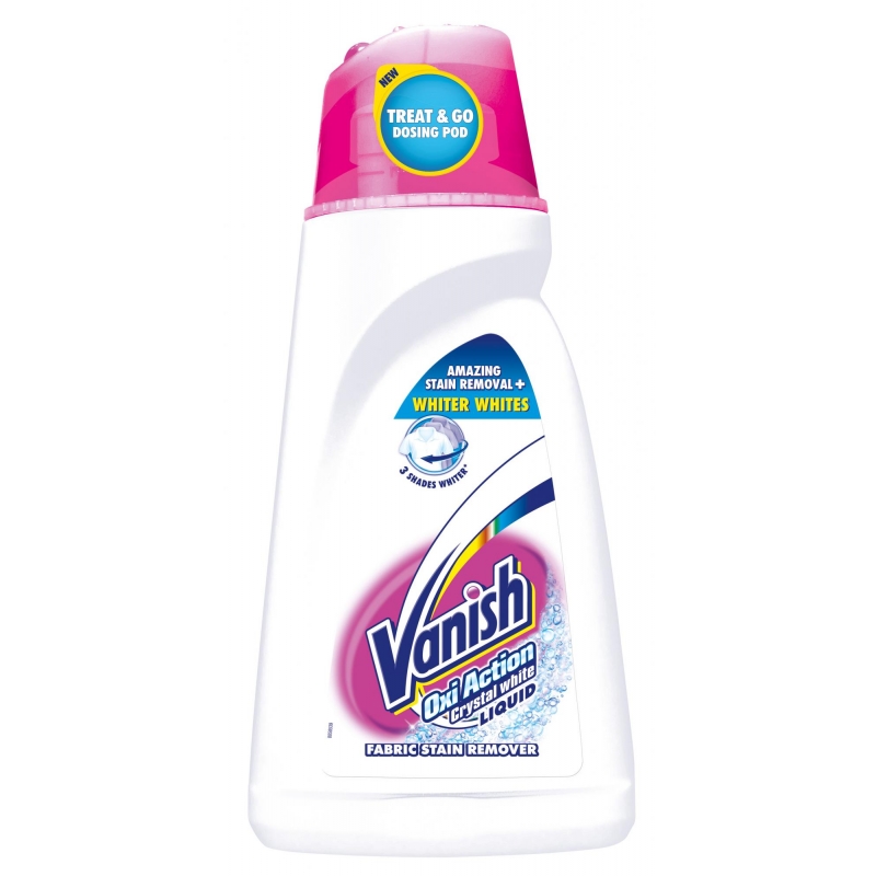 Vanish Oxi Action Liquid Crystal White 450 ml - Â£1.25