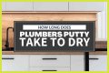 How long does it take for spot putty to dry?