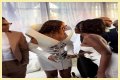 Nigerian singer, Tems spotted at the star-studded Roc Nation pre-grammy brunch with Jay-Z and Beyonce (video)